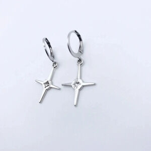 star Hoops Earrings